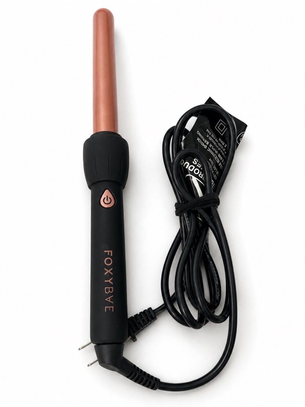 FoxyBae 25mm Rose Gold Curling Wand Hair Styling Tool